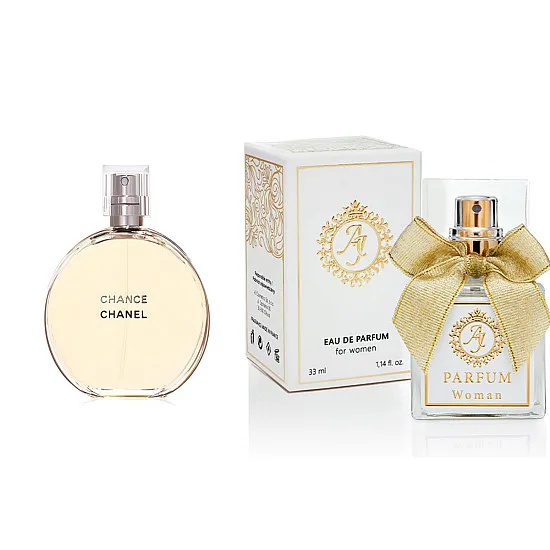 AJ DeluxeNr61 smaržas iedvesmojušās no Chanel - Chance 2 ml EDP AJ Deluxe Sievietes French Perfumes