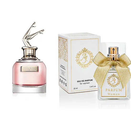 AJ Deluxe Nr664 Jean Paul Gaultier iedvesmotās smaržas - Scandal 33 ml EDP AJ Deluxe Sievietes French Perfumes