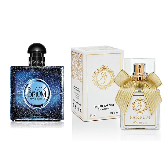 AJ Deluxe Nr727 Yves Saint Laurent iedvesmotās smaržas - Black Opium Intense 50 ml EDP AJ Deluxe Sievietes French Perfumes