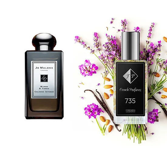 Nr735 smaržas, ko iedvesmojis Jo Malone - Myrrh & Tonka ( UNISEX ) 104 ml EDP FP sievietēm French Perfumes