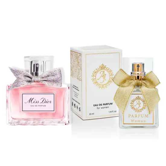 AJ Deluxe Nr748 smaržas, iedvesmojušās no Christian Dior Miss Dior 2021 50 ml EDP AJ Deluxe Sievietes French Perfumes
