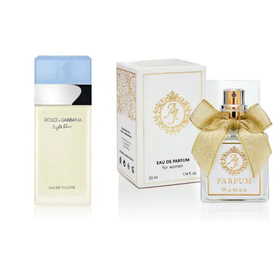 AJ Deluxe Nr36 smaržas, iedvesmotas no Dolce&Gabbana - Light Blue 33 ml EDP AJ Deluxe Sievietes French Perfumes