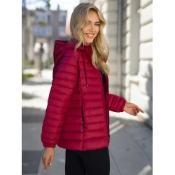 Sieviešu bordo krāsas jaka Albi