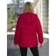 Sieviešu bordo krāsas jaka Albi Jakas
