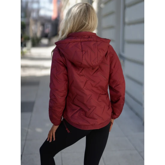 Sieviešu bordo krāsas jaka Lamir Sieviešu jakas