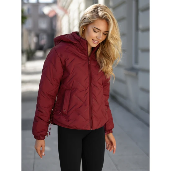 Sieviešu bordo krāsas jaka Lamir Sieviešu jakas