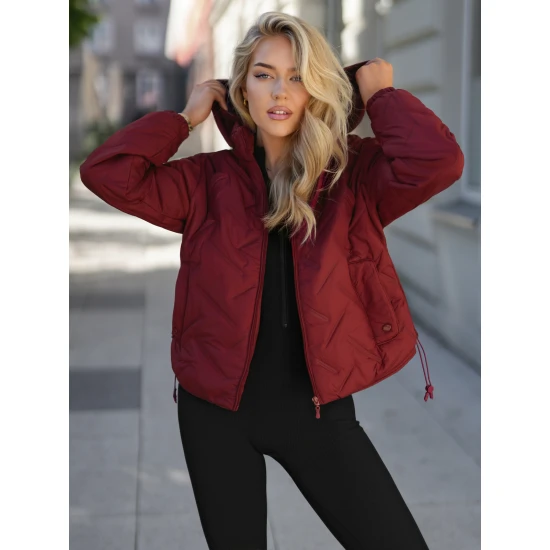 Sieviešu bordo krāsas jaka Lamir Sieviešu jakas