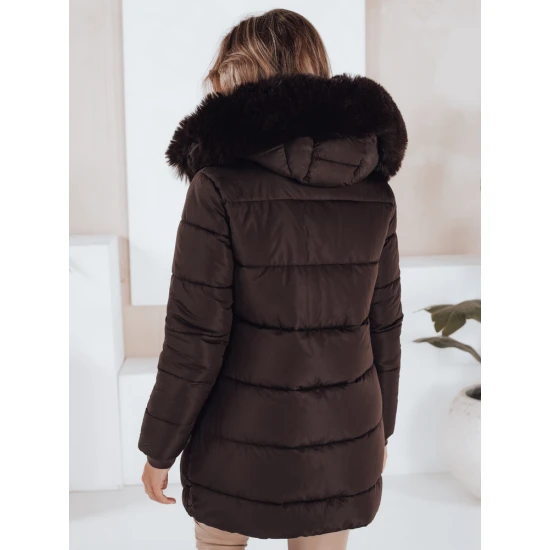 Sieviešu stepēta brūna jaka Venit Jakas