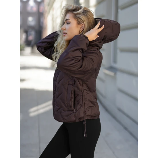 Sieviešu tumši brūna jaka Lamir Sieviešu jakas