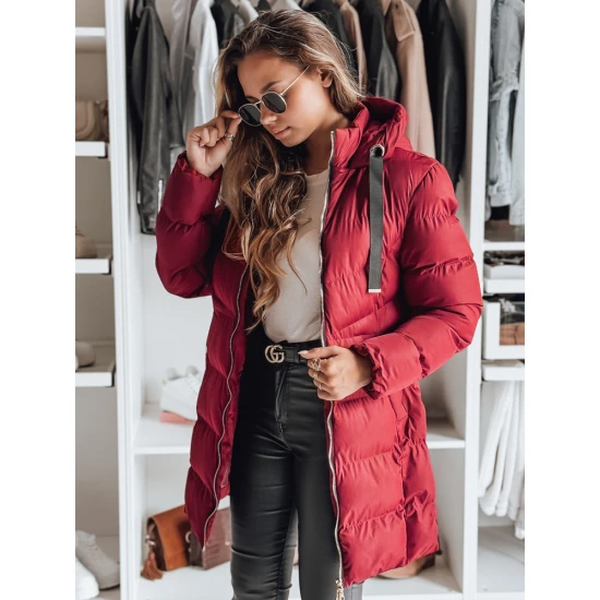 Sieviešu bordo krāsas ziemas jaka Gabriel Jakas