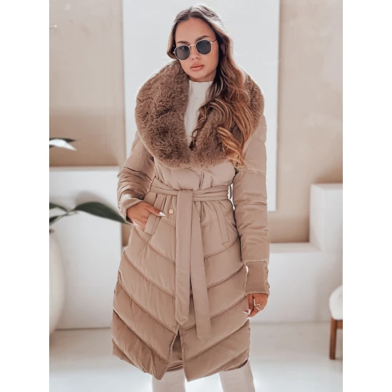 Sieviešu ziemas brūna jaka Karlin Jakas
