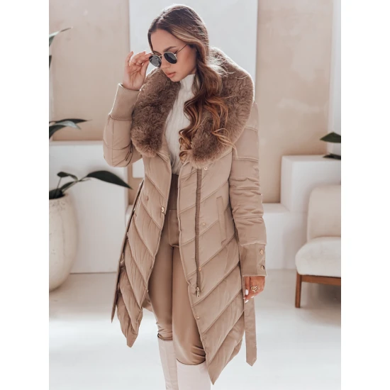 Sieviešu ziemas brūna jaka Karlin Jakas