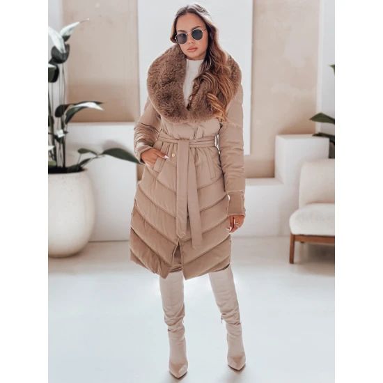 Sieviešu ziemas brūna jaka Karlin Jakas