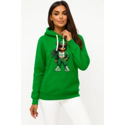 Sieviešu zaļš džemperis Bear