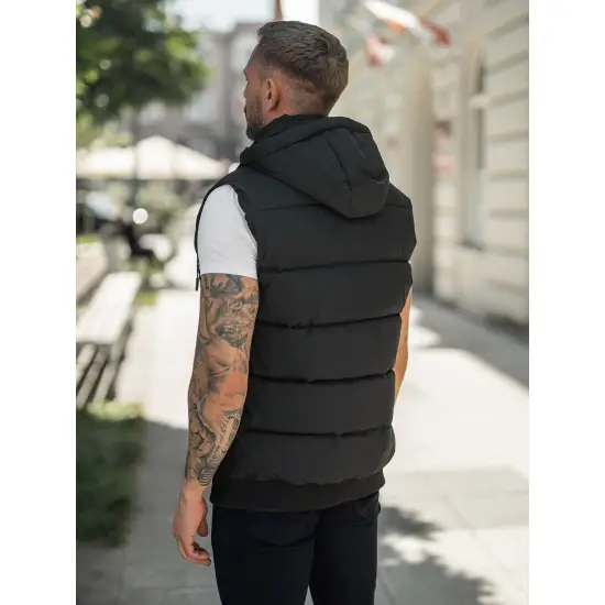Vīriešu melna veste Corles