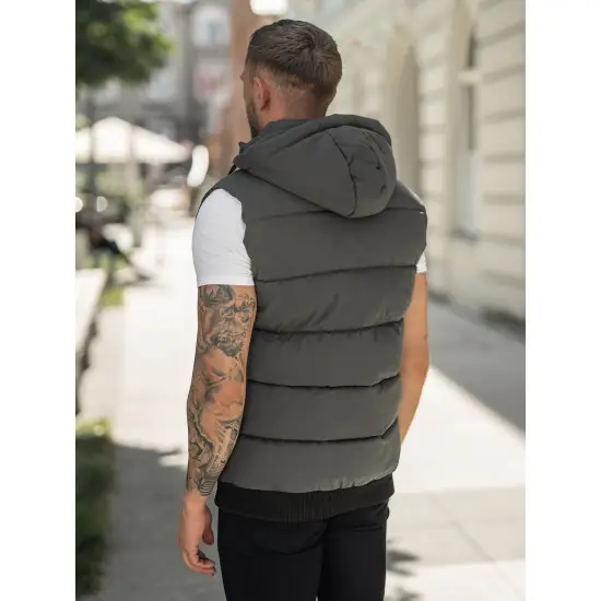 Vīriešu tumši pelēka veste Corles Vestes