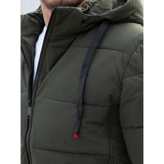 Vīriešu haki krāsas ziemas jaka Nevex Jakas