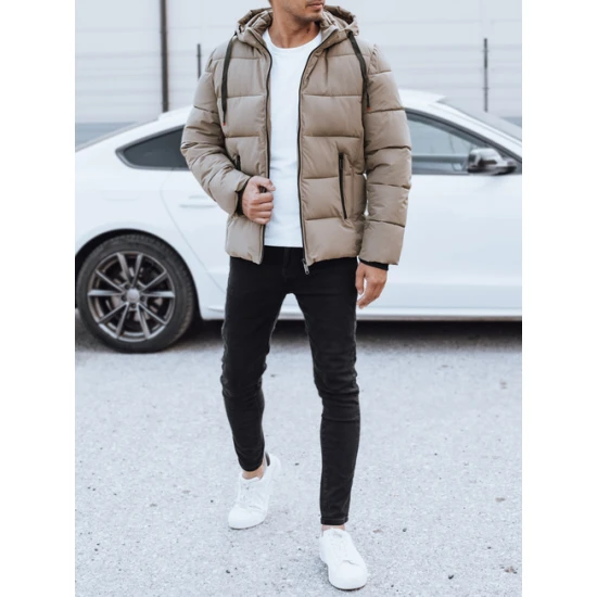 Vīriešu ziemas jaka brūnā krāsā, Nevex Jakas