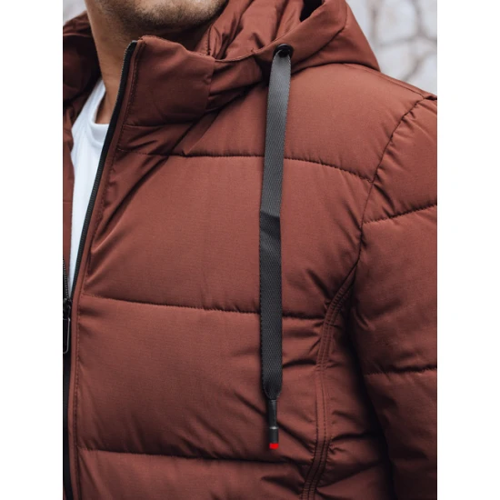 Vīriešu tumši brūna ziemas jaka Nevex Ziemas jakas