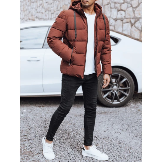 Vīriešu tumši brūna ziemas jaka Nevex Ziemas jakas