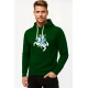 Vīriešu tumši zaļš džemperis Vytis