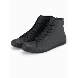 Vīriešu melni ikdienas apavi ar rāvējslēdzēju Brener