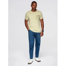 Vīriešu gaiši zaļš T-krekls David