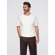 Vīriešu balts krekls Saimon T-krekls