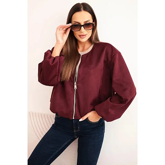 Women's burgundy jacket Skaiv Women's jackets