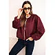 Women's burgundy jacket Skaiv Women's jackets