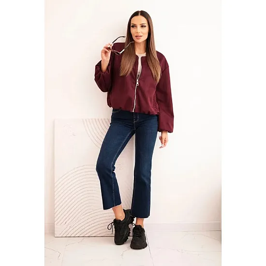 Women's burgundy jacket Skaiv Women's jackets