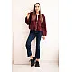 Women's burgundy jacket Skaiv Women's jackets