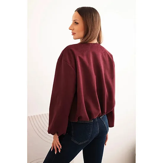 Women's burgundy jacket Skaiv Women's jackets