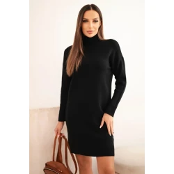 Sieviešu melna kleita Shine