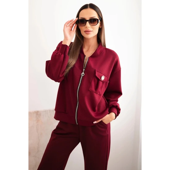 Sieviešu bordo komplekts Marbel Sieviešu uzvalki