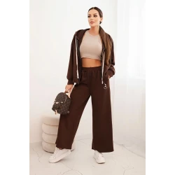 Sieviešu brūns brīvā laika kostīms Jener