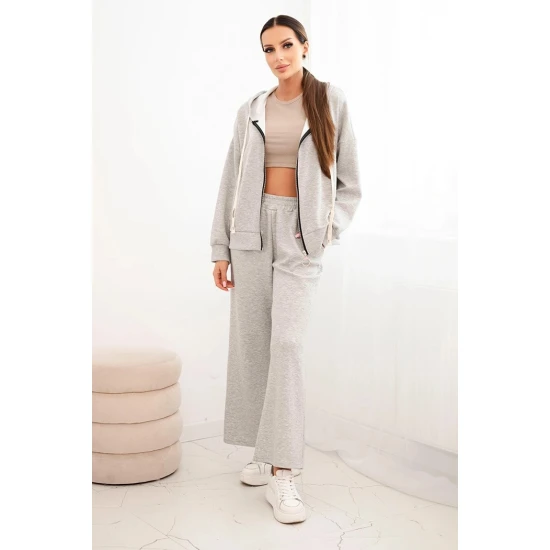 Sieviešu pelēks brīvā laika kostīms Jener Sieviešu uzvalki