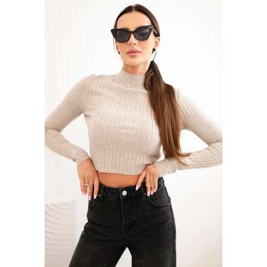 Sieviešu blūze brūnā krāsā Belin Blūzes un krekli