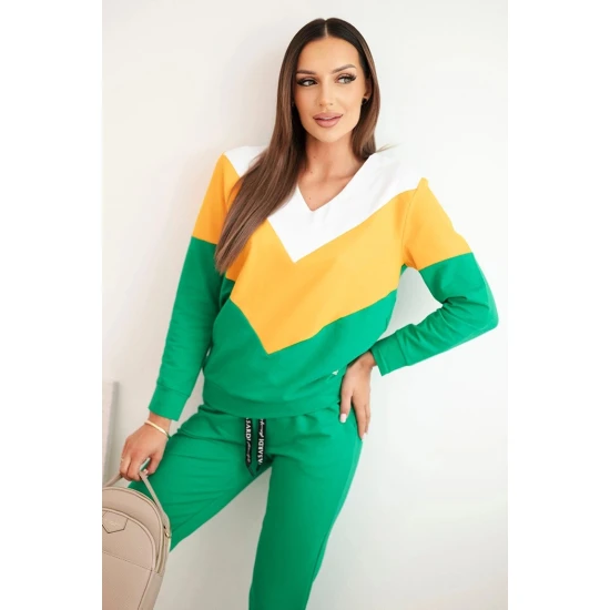 Sieviešu zaļš brīvā laika kostīms Dinan Sieviešu uzvalki