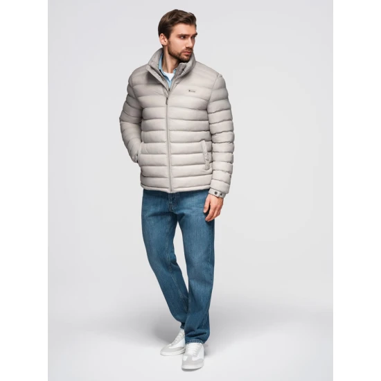 Vīriešu pelēka jaka Ozan Vīriešu jakas un mēteļi