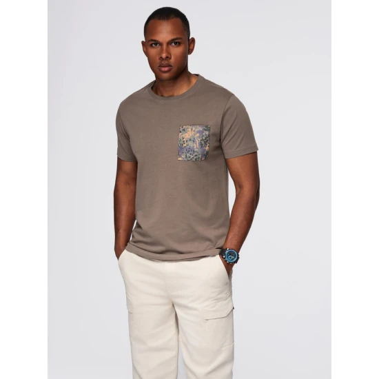 Vīriešu haki krekls David T-krekls