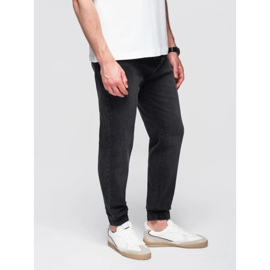 Vīriešu melni džinsi Kone Džinsi un džogeri