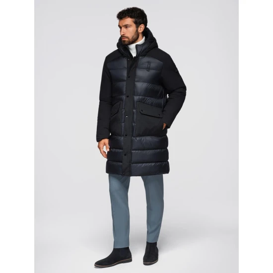 Vīriešu melna jaka Aimar Jakas