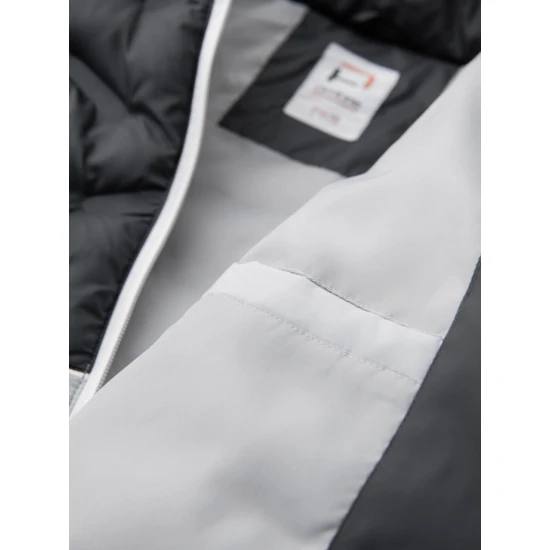 Vīriešu tumši pelēka ziemas jaka Flam Ziemas jakas