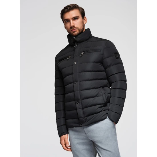 Vīriešu melna jaka Olten Vīriešu jakas un mēteļi