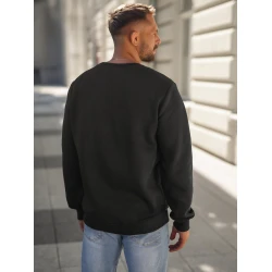 Vīriešu melns džemperis Andros