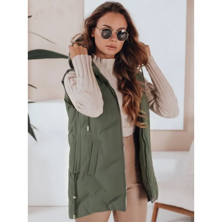Sieviešu zaļā veste Komplekts Sieviešu vestes
