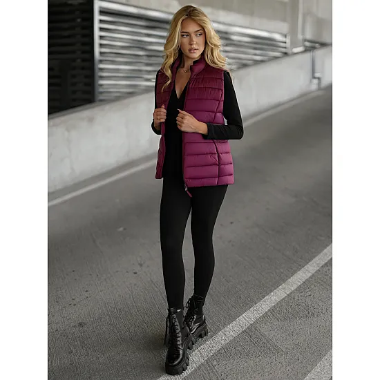 Sieviešu bordo krāsas veste Tory Sieviešu vestes