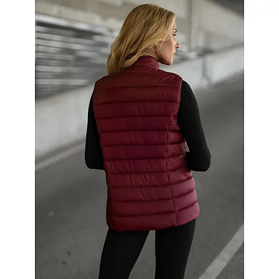 Sieviešu bordo krāsas veste Tory Sieviešu vestes