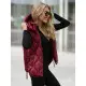 Sieviešu bordo krāsas veste Lyra Sieviešu vestes